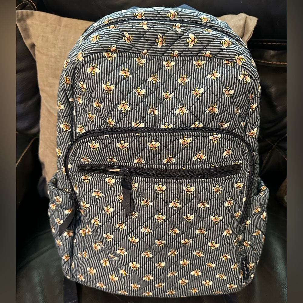 Vera Bradley Bee backpack and Notepad